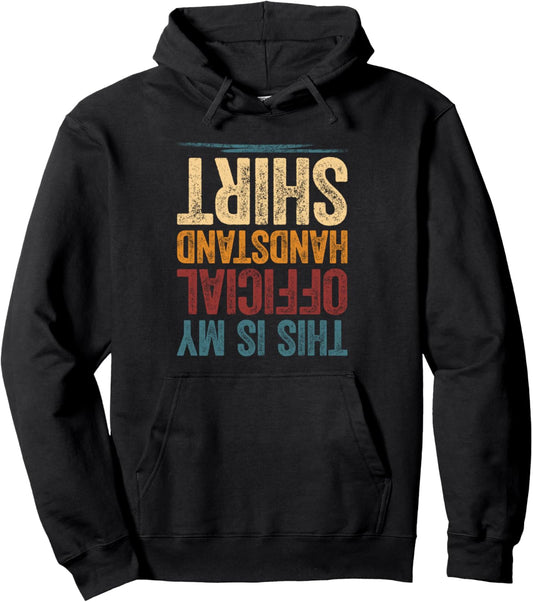 This Is My Official Handstand Shirt Yoga Women Kids Sport Pullover Hoodie