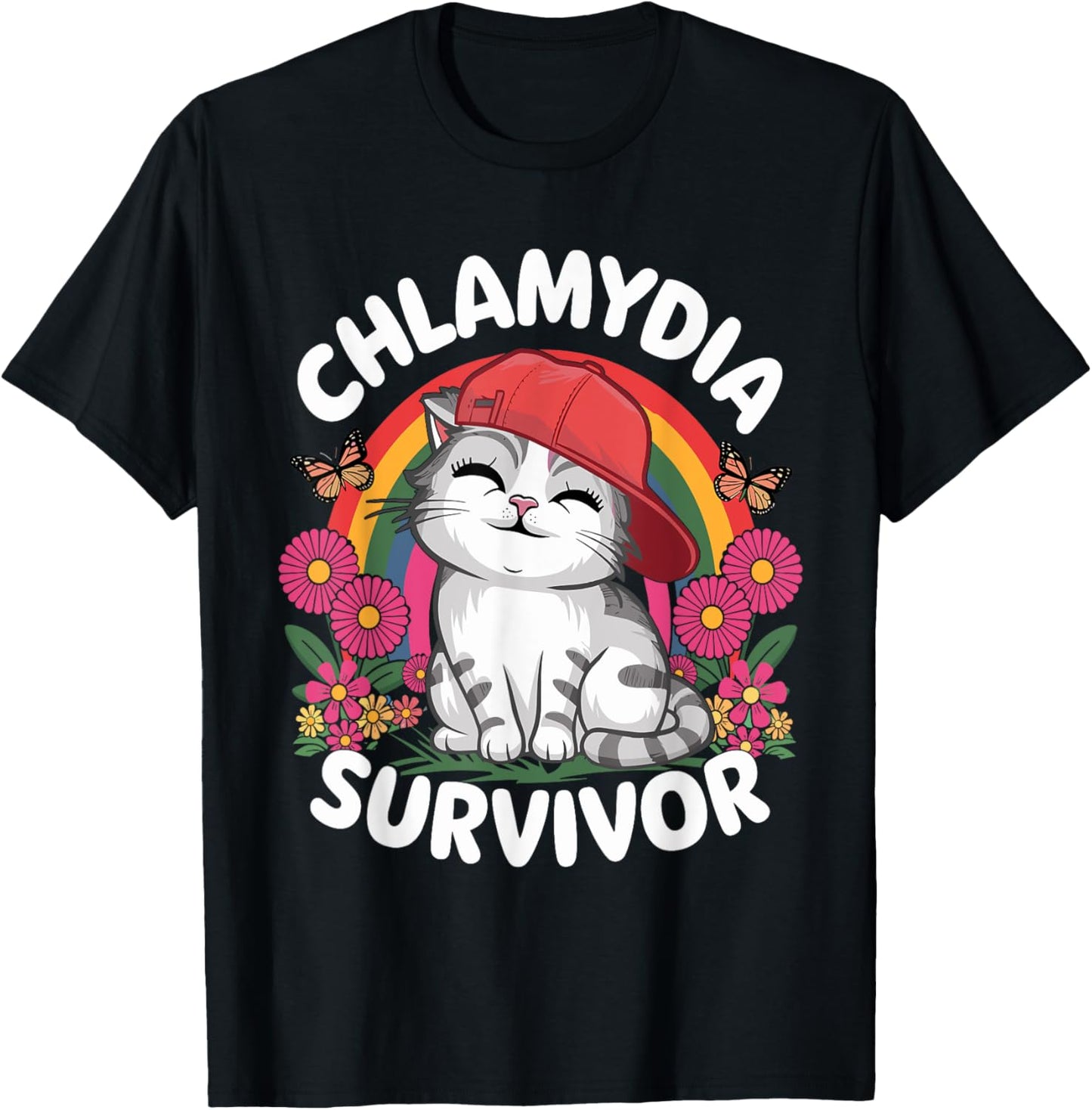 Chlamydia Survivor Cat Meme for Funny Adult Humor