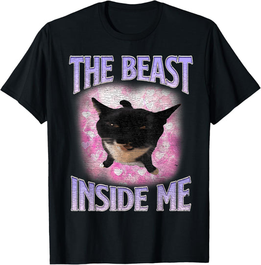 Funny Cat Meme Beast Inside Me Sarcastic Inappropriate