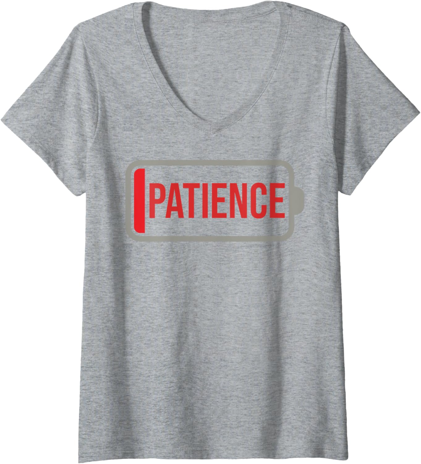 Womens No Patience Funny Sarcastic Sayings Comical Sarcastic People V-Neck